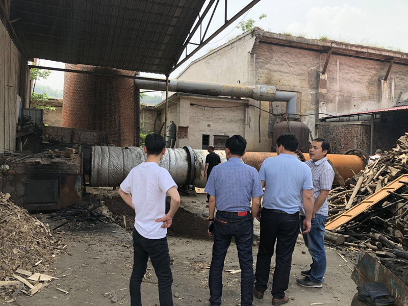 秸稈烘干機現(xiàn)場